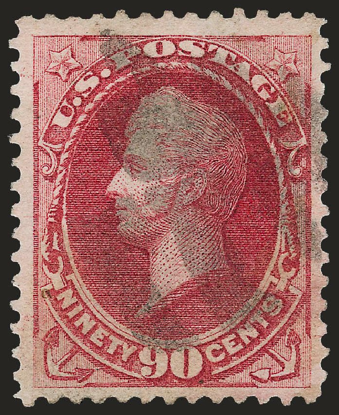Price of US Stamp Scott 166: 1873 90c Perry Continental. Robert Siegel Auction Galleries, Oct 2008, Sale 963, Lot 779