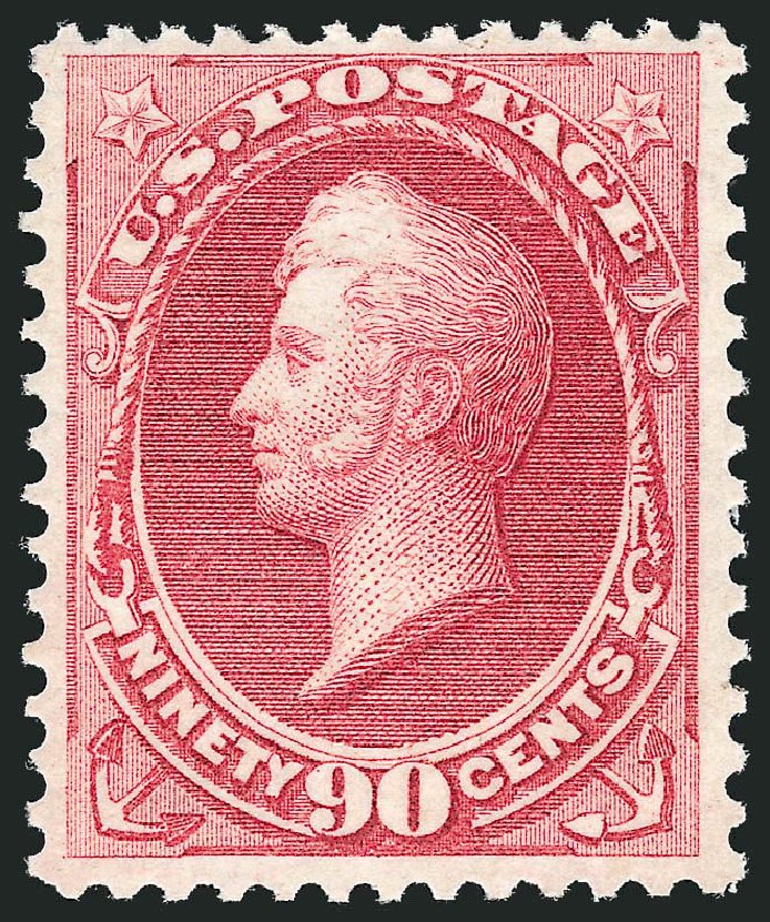 US Stamp Price Scott Catalog # 166: 90c 1873 Perry Continental. Robert Siegel Auction Galleries, Mar 2013, Sale 1040, Lot 1430