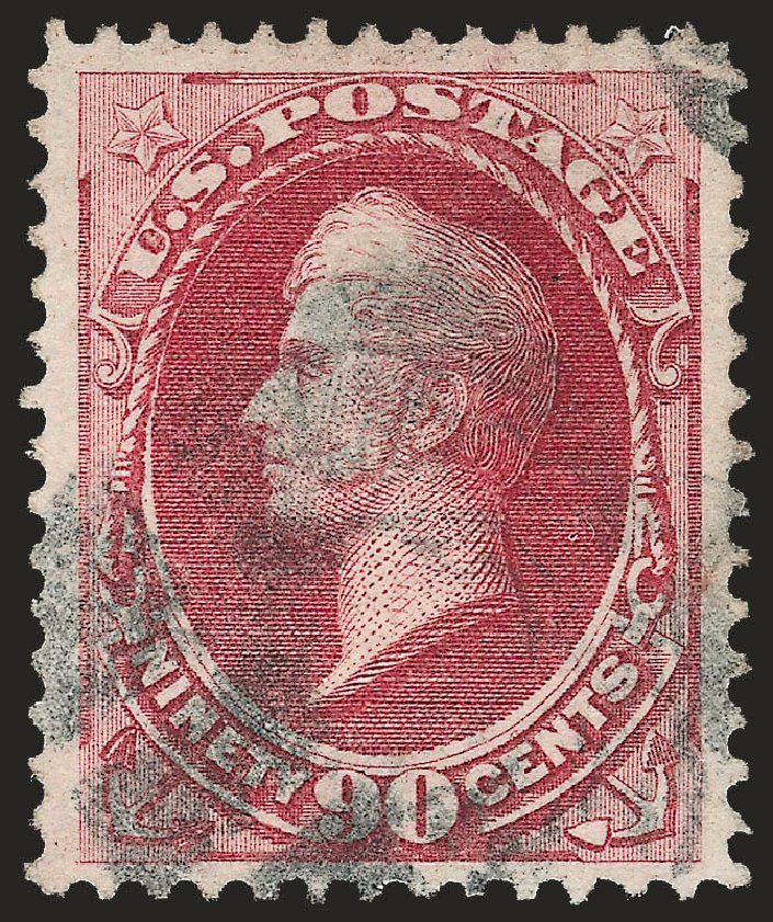 Value of US Stamps Scott Cat. #166: 90c 1873 Perry Continental. Robert Siegel Auction Galleries, Sep 2009, Sale 976, Lot 1600