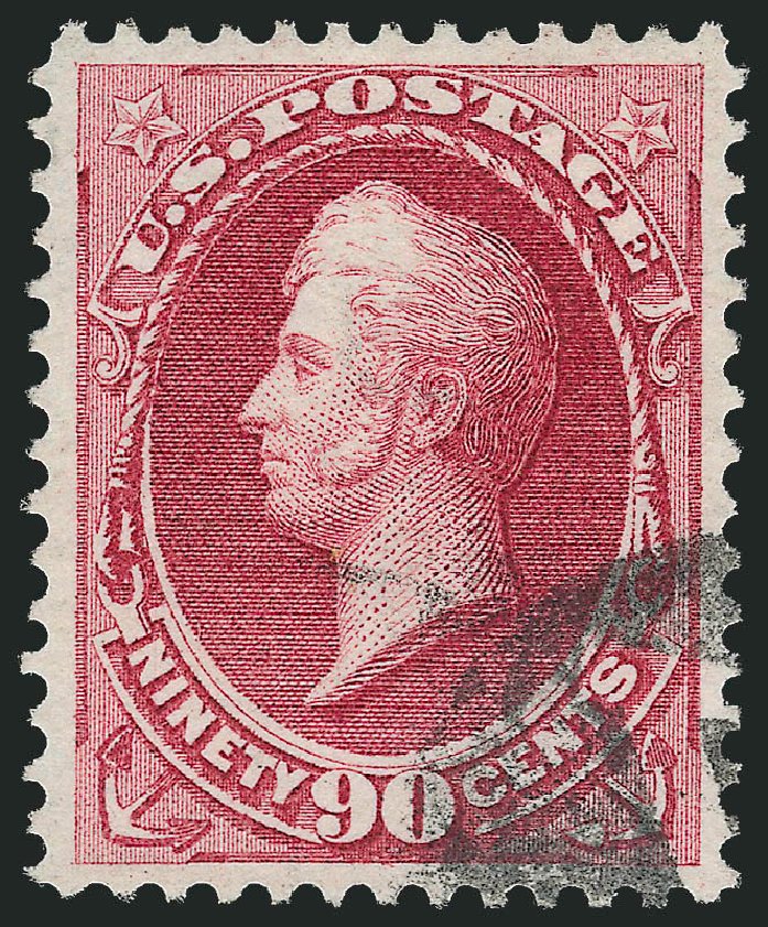 US Stamps Price Scott Catalogue 166 - 1873 90c Perry Continental. Robert Siegel Auction Galleries, Dec 2009, Sale 978, Lot 1040