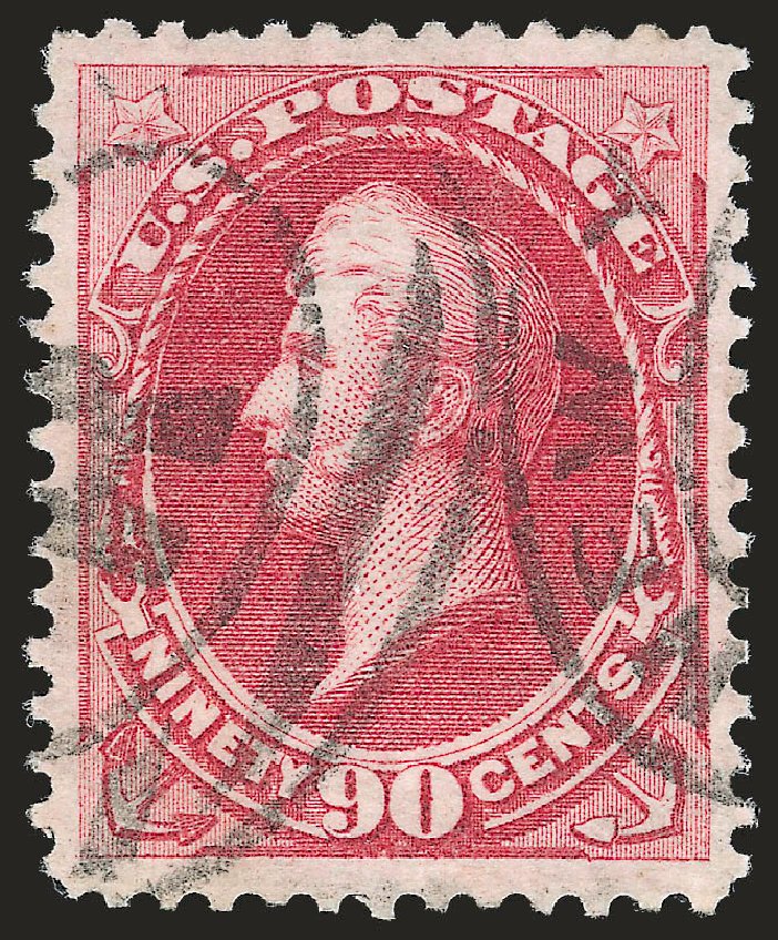 Value of US Stamp Scott Catalogue 166: 90c 1873 Perry Continental. Robert Siegel Auction Galleries, Sep 2009, Sale 976, Lot 1601