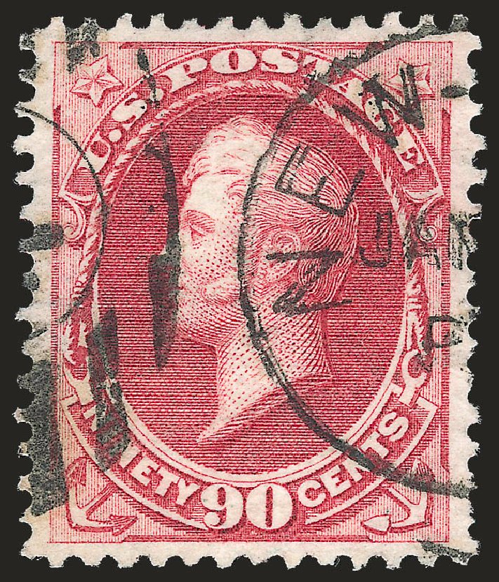 Costs of US Stamp Scott Catalog 166: 1873 90c Perry Continental. Robert Siegel Auction Galleries, Apr 2010, Sale 984, Lot 491