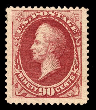 Cost of US Stamp Scott Catalogue 166 - 90c 1873 Perry Continental. Cherrystone Auctions, Jun 2011, Sale 201106, Lot 44