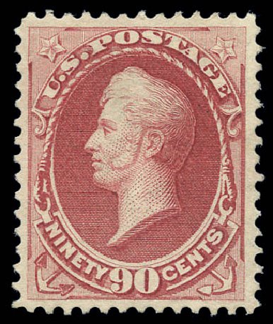 US Stamp Values Scott Cat. # 166: 90c 1873 Perry Continental. Matthew Bennett International, Sep 2010, Sale 333, Lot 3575