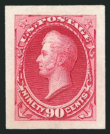 US Stamps Prices Scott Catalogue #166 - 90c 1873 Perry Continental. Robert Siegel Auction Galleries, Dec 2012, Sale 1037, Lot 1165
