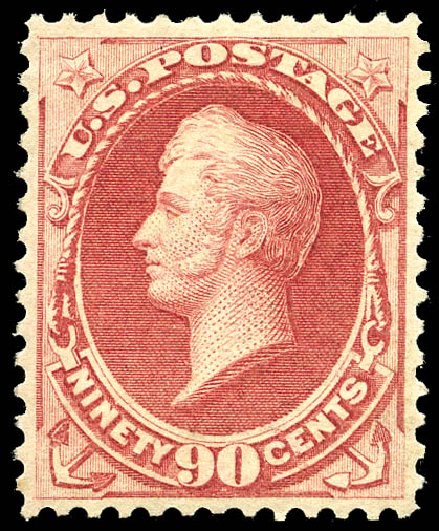 Costs of US Stamps Scott # 166 - 90c 1873 Perry Continental. Matthew Bennett International, May 2014, Sale 350, Lot 282