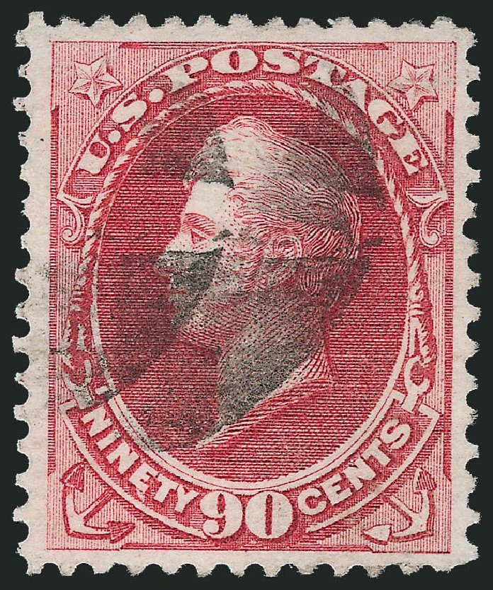 Cost of US Stamps Scott Cat. #166: 1873 90c Perry Continental. Robert Siegel Auction Galleries, Jul 2013, Sale 1050, Lot 303