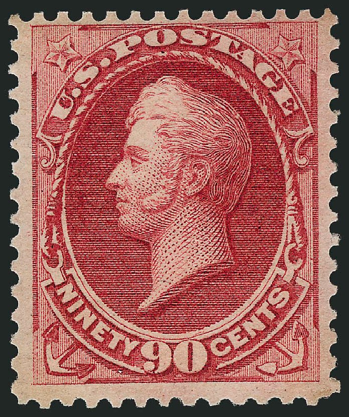 Prices of US Stamp Scott Catalogue #166 - 90c 1873 Perry Continental. Robert Siegel Auction Galleries, Apr 2015, Sale 1096, Lot 306