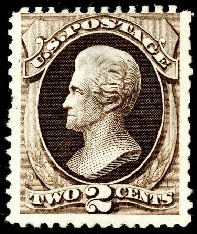 Values of US Stamp Scott Catalogue #168 - 1875 2c Jackson Special Printing. Matthew Bennett International, May 2008, Sale 327, Lot 172