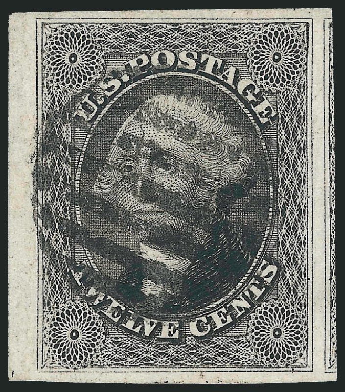 Cost of US Stamps Scott Catalogue # 17: 1851 12c Washington. Robert Siegel Auction Galleries, Nov 2013, Sale 1061, Lot 3397