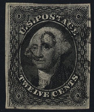 Costs of US Stamp Scott Catalog #17 - 12c 1851 Washington. Cherrystone Auctions, May 2008, Sale 200805, Lot 58