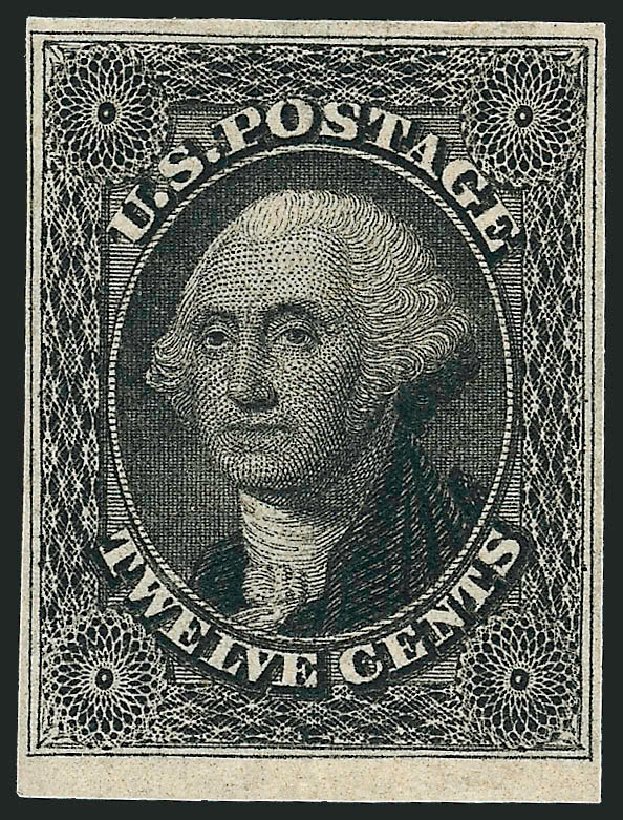 Costs of US Stamps Scott Catalog # 17 - 1851 12c Washington. Robert Siegel Auction Galleries, Oct 2008, Sale 963, Lot 268