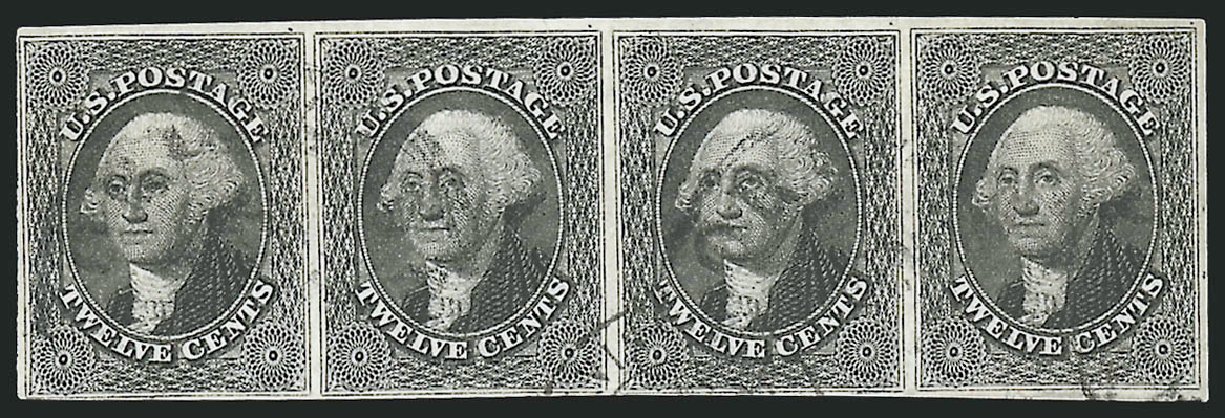 US Stamp Prices Scott #17 - 12c 1851 Washington. Robert Siegel Auction Galleries, Oct 2008, Sale 963, Lot 288