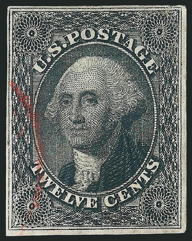 Costs of US Stamps Scott Catalog 17: 12c 1851 Washington. Robert Siegel Auction Galleries, Sep 2010, Sale 993, Lot 268