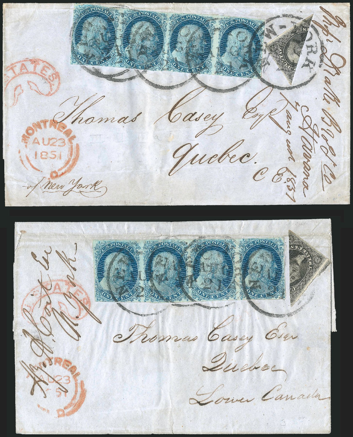 US Stamp Values Scott Catalog 17: 12c 1851 Washington. Robert Siegel Auction Galleries, Sep 2010, Sale 994, Lot 638