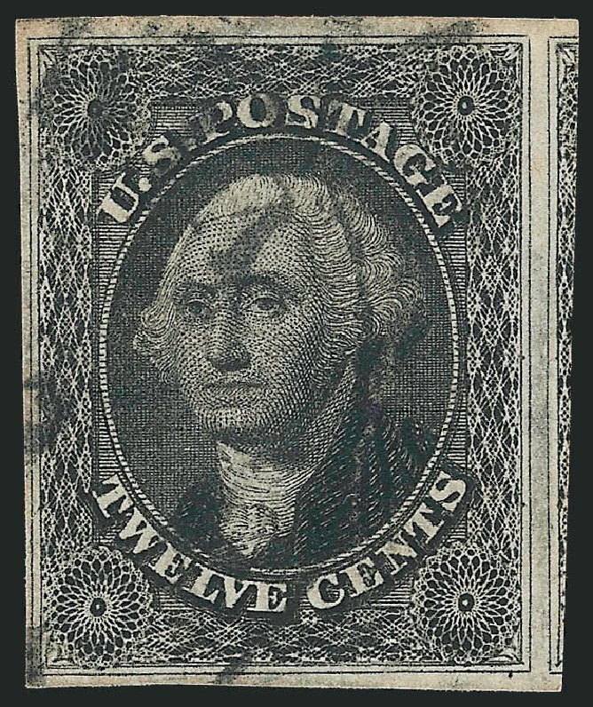 Costs of US Stamp Scott Catalog # 17: 12c 1851 Washington. Robert Siegel Auction Galleries, Nov 2013, Sale 1061, Lot 3399