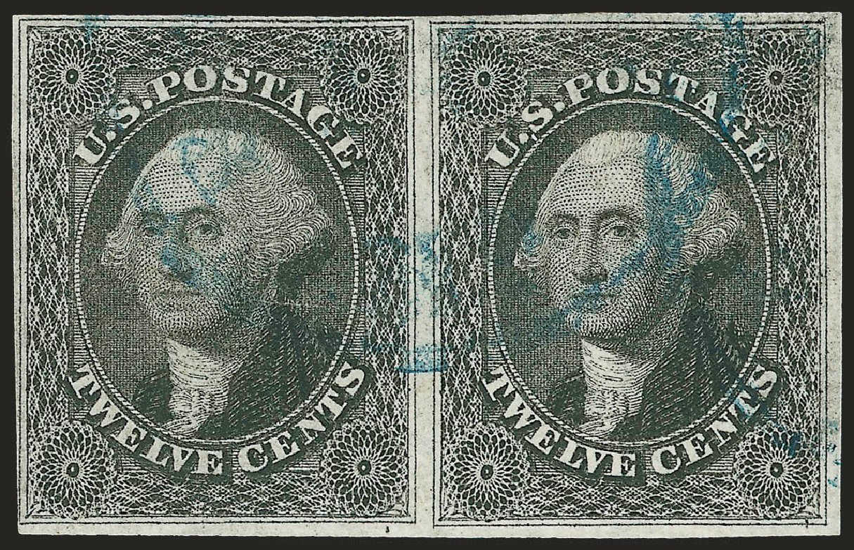 Value of US Stamp Scott #17: 1851 12c Washington. Robert Siegel Auction Galleries, Dec 2008, Sale 967, Lot 4109