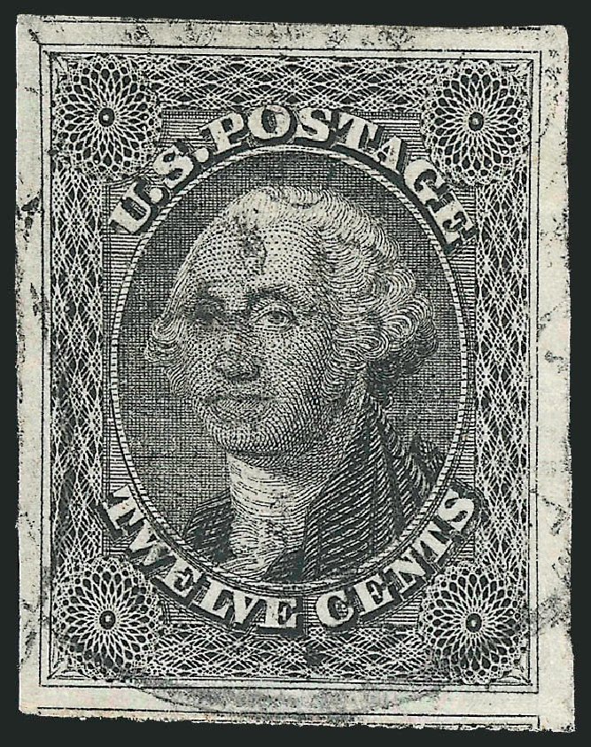 US Stamp Price Scott # 17: 1851 12c Washington. Robert Siegel Auction Galleries, Jun 2009, Sale 975, Lot 1159