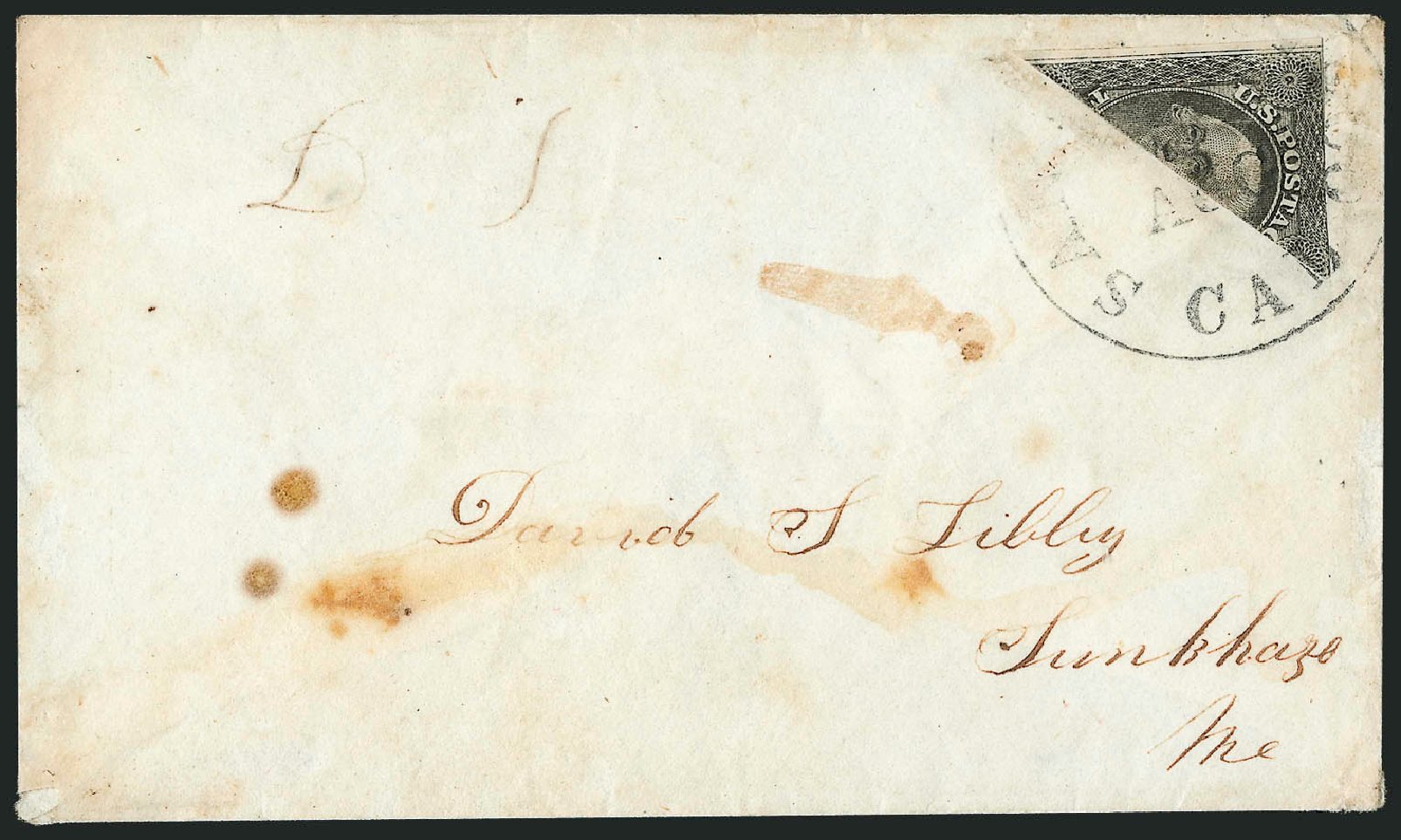 US Stamps Prices Scott #17 - 1851 12c Washington. Robert Siegel Auction Galleries, Sep 2010, Sale 993, Lot 309