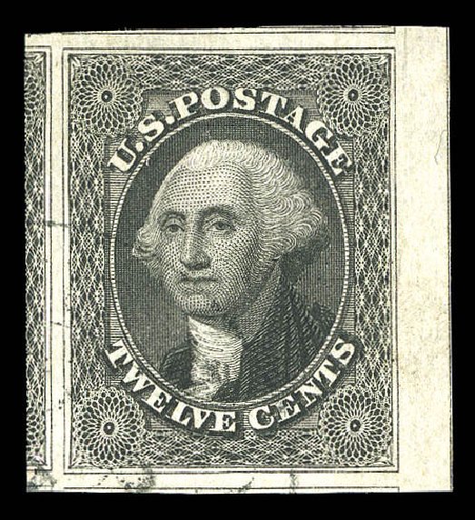 US Stamp Values Scott # 17 - 12c 1851 Washington. Matthew Bennett International, Sep 2012, Sale 345, Lot 40