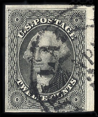 US Stamps Values Scott Cat. 17 - 12c 1851 Washington. Cherrystone Auctions, Apr 2010, Sale 201004, Lot 50