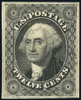 Price of US Stamp Scott Catalogue 17 - 12c 1851 Washington. Harmer-Schau Auction Galleries, Jan 2014, Sale 100, Lot 430