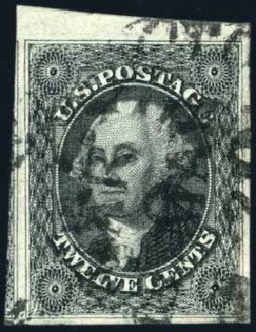 Price of US Stamps Scott #17 - 1851 12c Washington. Harmer-Schau Auction Galleries, Jun 2008, Sale 78, Lot 1260