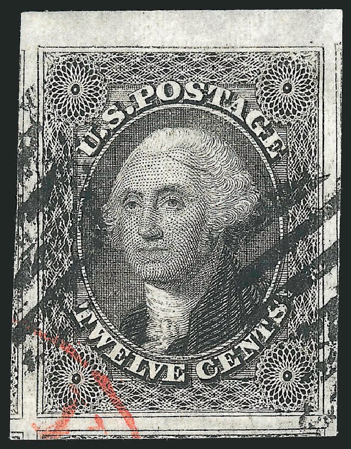 Value of US Stamps Scott Cat. # 17: 12c 1851 Washington. Robert Siegel Auction Galleries, Nov 2012, Sale 1034, Lot 40
