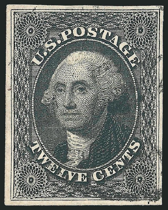 Cost of US Stamps Scott Cat. 17 - 12c 1851 Washington. Robert Siegel Auction Galleries, Sep 2009, Sale 976, Lot 1190