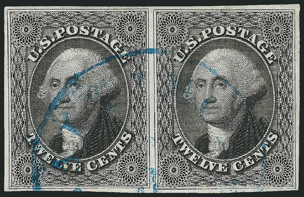 US Stamp Price Scott Catalog # 17 - 1851 12c Washington. Robert Siegel Auction Galleries, Oct 2010, Sale 997, Lot 5210