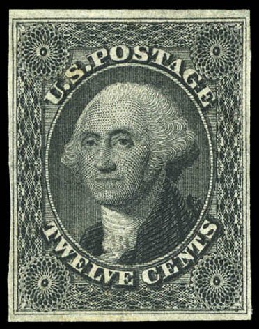 Cost of US Stamp Scott # 17 - 1851 12c Washington. Matthew Bennett International, Mar 2011, Sale 336, Lot 1121