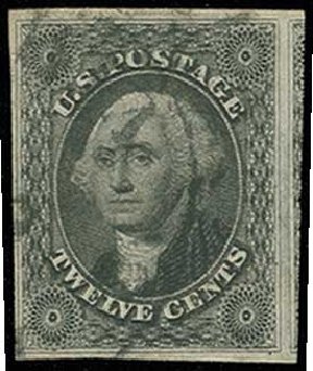 Price of US Stamps Scott Cat. 17: 1851 12c Washington. H.R. Harmer, Jun 2013, Sale 3003, Lot 1051