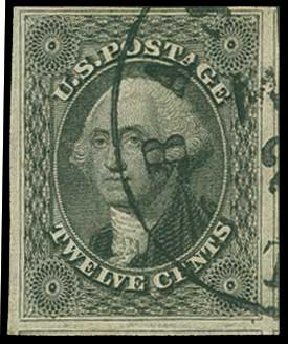 Cost of US Stamps Scott Cat. 17 - 1851 12c Washington. H.R. Harmer, Jun 2015, Sale 3007, Lot 3111