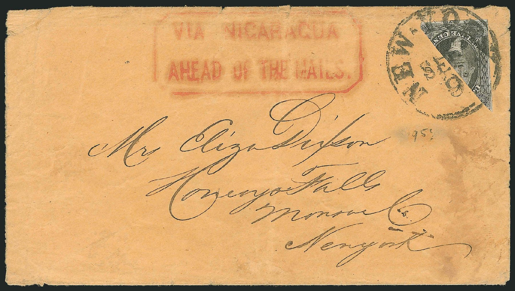 US Stamps Values Scott Catalogue 17: 1851 12c Washington. Robert Siegel Auction Galleries, Dec 2010, Sale 1002, Lot 3741