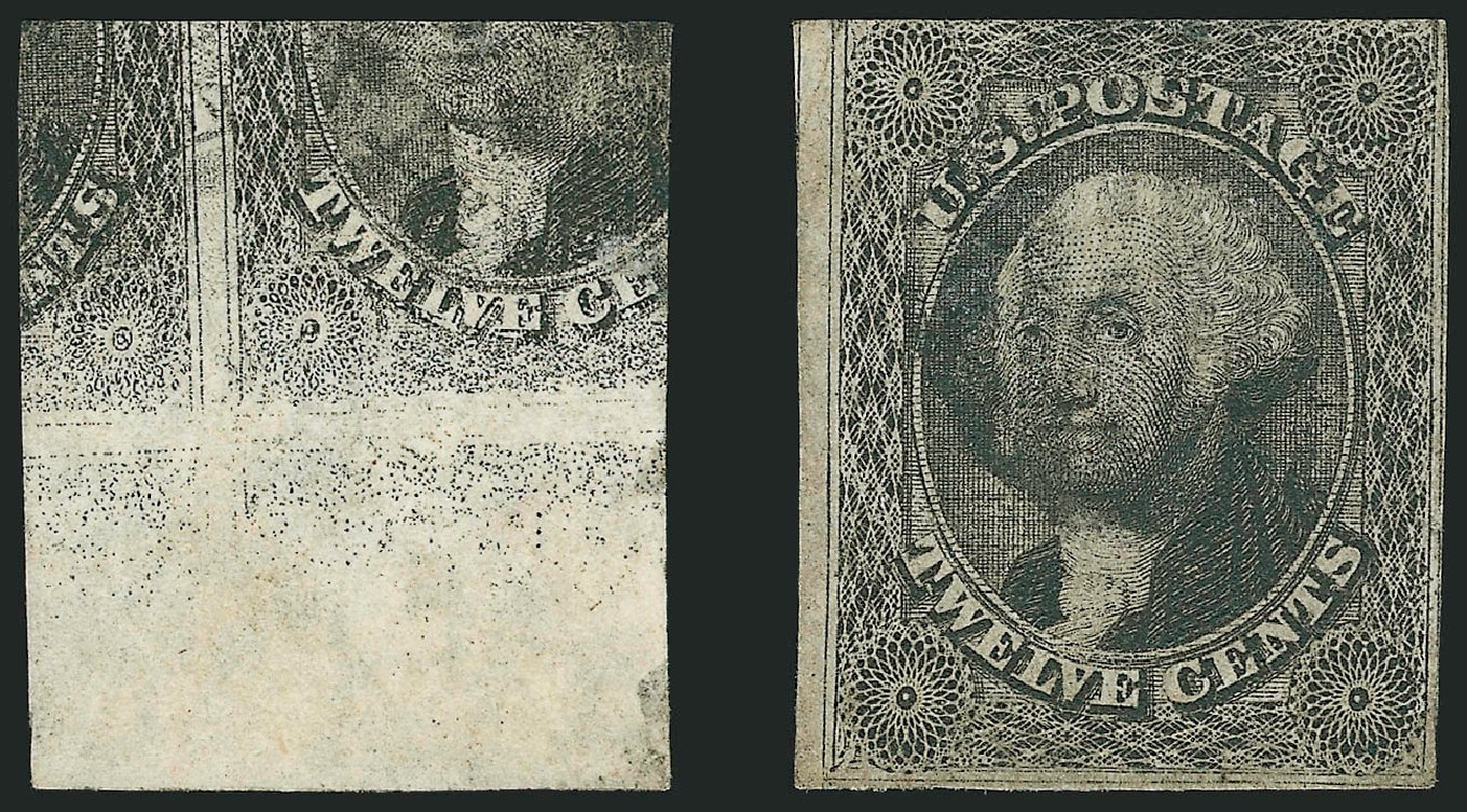 US Stamp Values Scott Cat. #17: 1851 12c Washington. Robert Siegel Auction Galleries, Jun 2012, Sale 1024, Lot 51
