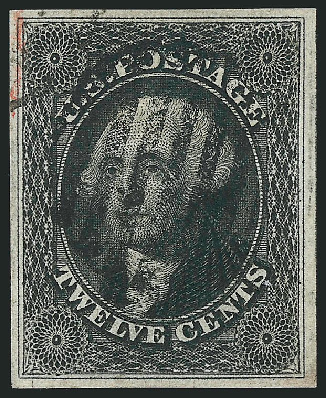 Values of US Stamps Scott Cat. # 17 - 1851 12c Washington. Robert Siegel Auction Galleries, Sep 2014, Sale 1078, Lot 91