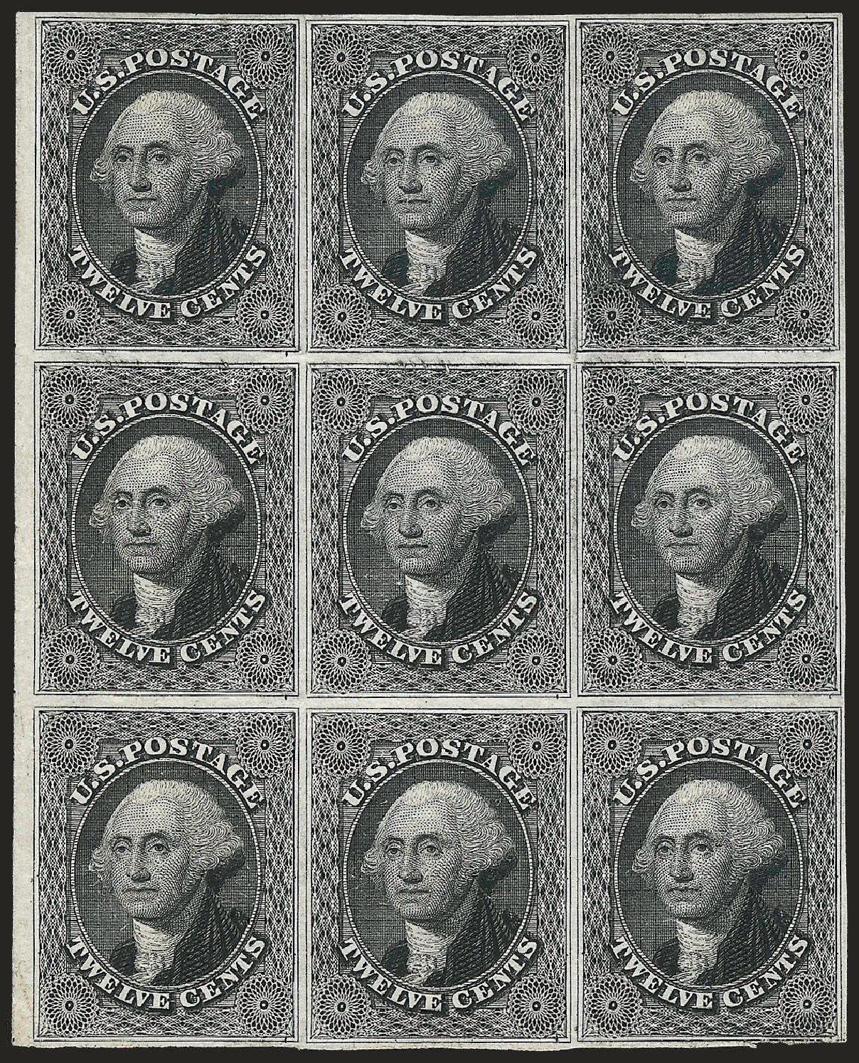 Price of US Stamp Scott 17: 1851 12c Washington. Robert Siegel Auction Galleries, Jun 2010, Sale 989, Lot 61