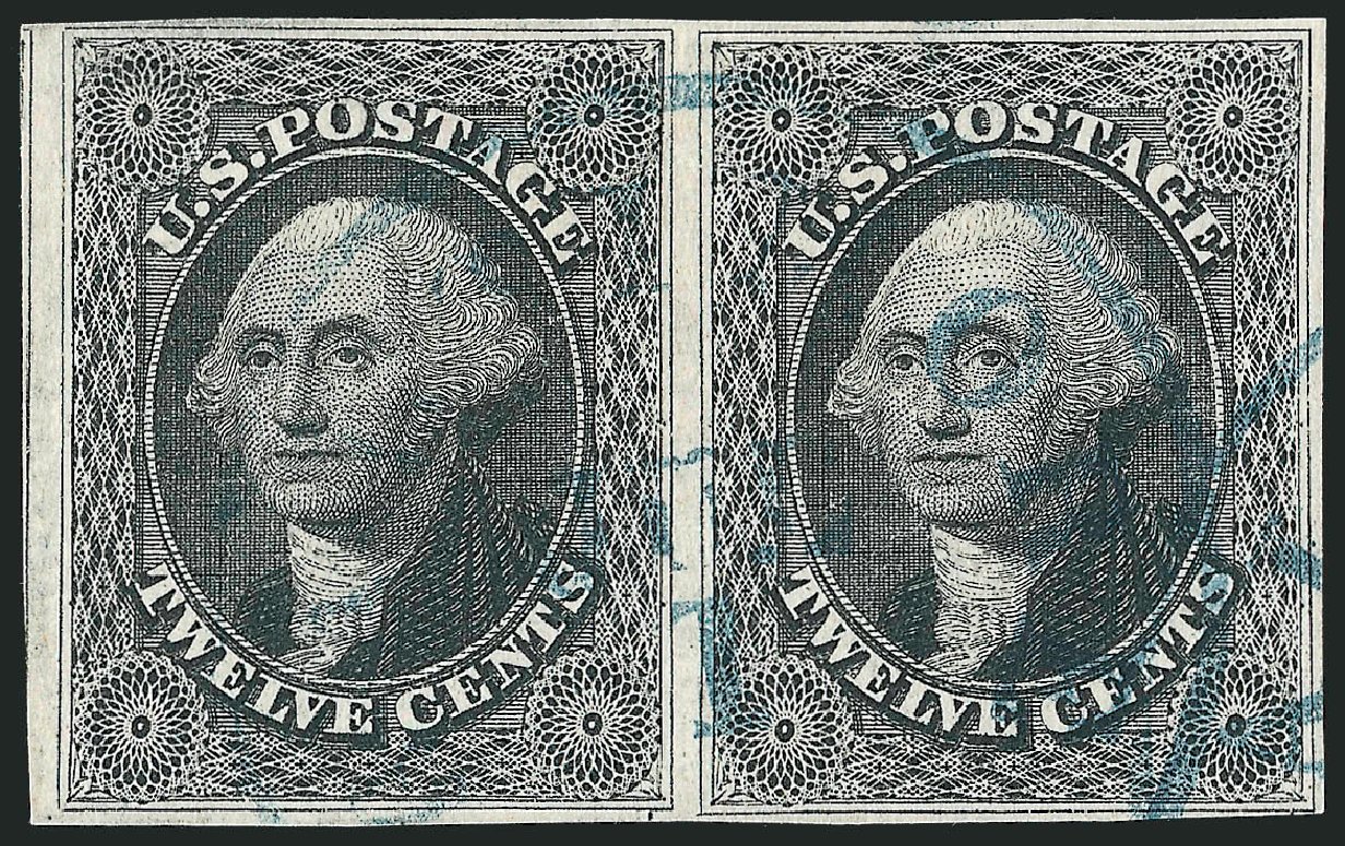 Price of US Stamps Scott Catalogue #17 - 1851 12c Washington. Robert Siegel Auction Galleries, Sep 2010, Sale 993, Lot 271