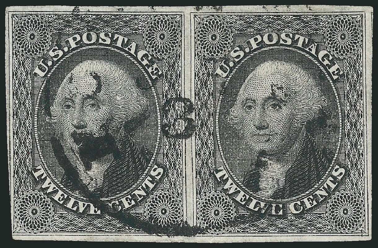 US Stamps Price Scott #17 - 12c 1851 Washington. Robert Siegel Auction Galleries, Oct 2010, Sale 997, Lot 5211