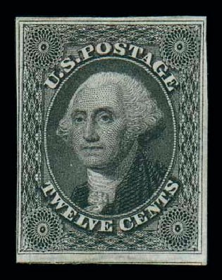 US Stamps Prices Scott Catalog #17: 12c 1851 Washington. Matthew Bennett International, Oct 2007, Sale 320, Lot 374