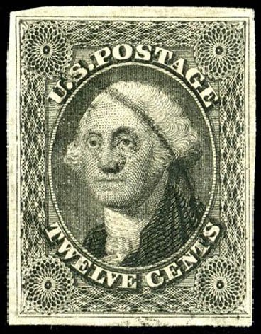 US Stamps Values Scott Catalogue #17: 12c 1851 Washington. Matthew Bennett International, Apr 2008, Sale 326, Lot 44