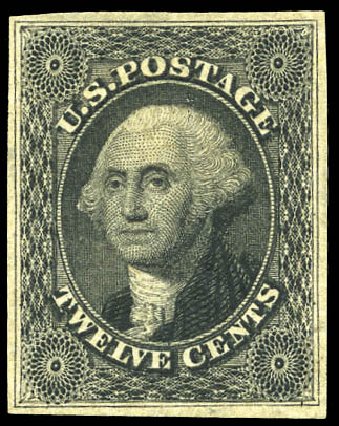 Cost of US Stamp Scott 17 - 1851 12c Washington. Matthew Bennett International, Sep 2011, Sale 338, Lot 1694