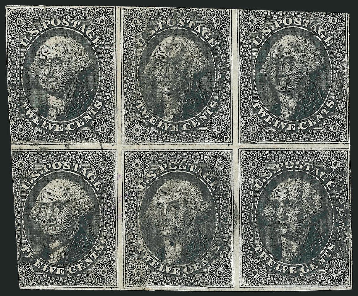 US Stamp Price Scott Cat. # 17: 1851 12c Washington. Robert Siegel Auction Galleries, Nov 2014, Sale 1084, Lot 3084