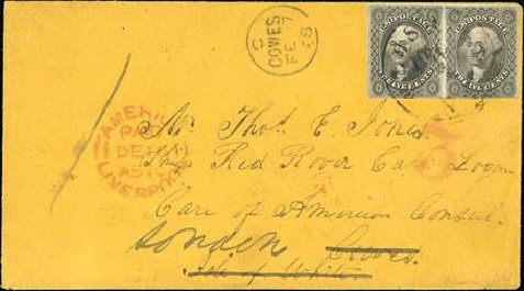 US Stamp Values Scott Catalogue #17: 1851 12c Washington. Spink Shreves Galleries, Jan 2015, Sale 150, Lot 54