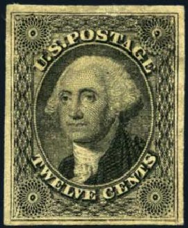 US Stamps Price Scott 17 - 12c 1851 Washington. Harmer-Schau Auction Galleries, Aug 2012, Sale 94, Lot 1015