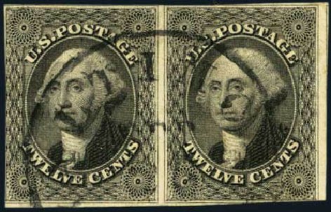 Cost of US Stamp Scott 17 - 1851 12c Washington. Harmer-Schau Auction Galleries, Oct 2012, Sale 95, Lot 165
