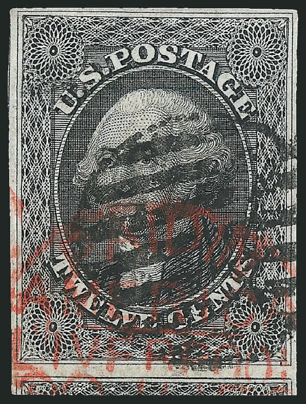 Price of US Stamp Scott Catalogue # 17: 1851 12c Washington. Robert Siegel Auction Galleries, Sep 2010, Sale 993, Lot 265