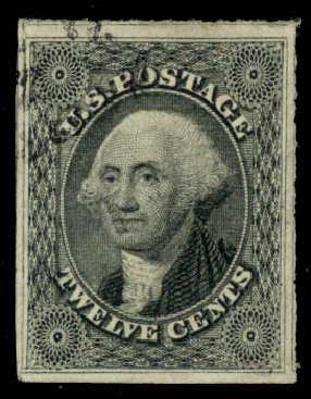 Price of US Stamps Scott Catalogue 17: 12c 1851 Washington. Daniel Kelleher Auctions, May 2014, Sale 652, Lot 82