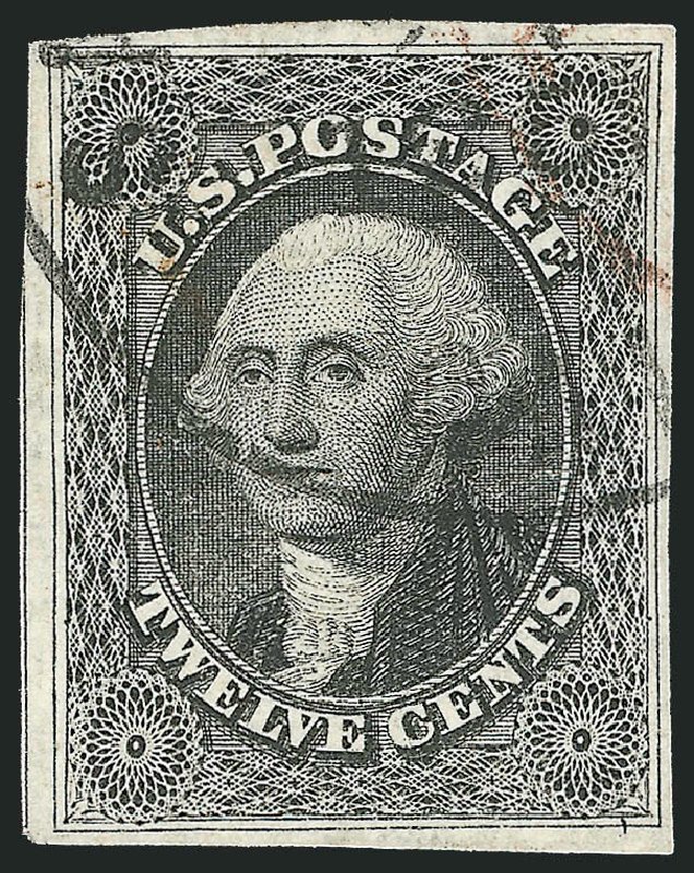 US Stamps Prices Scott Cat. # 17 - 12c 1851 Washington. Robert Siegel Auction Galleries, Oct 2008, Sale 963, Lot 272