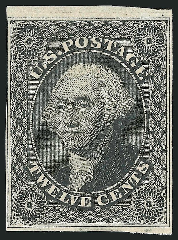 US Stamp Value Scott #17: 12c 1851 Washington. Robert Siegel Auction Galleries, Dec 2009, Sale 982, Lot 5092